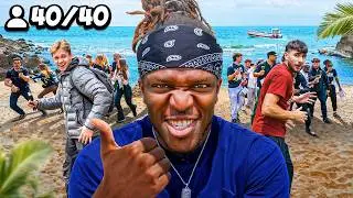 SIDEMEN ULTIMATE HIDE & SEEK ON AN ISLAND vs 40 YOUTUBERS