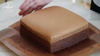 갈라짐 없는 완벽한 대만 카스테라 만들기 (초코 카스테라), Taiwanese Castella Cake Recipe ,Chocolate Cotton Sponge Cake