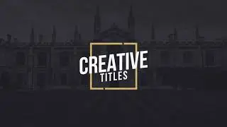 Elegant Titles || Premiere Pro Templates || videohive