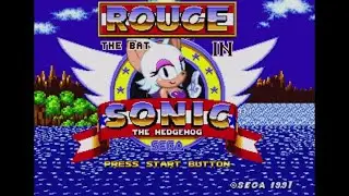 Sonic Hack Longplay - Rouge in Sonic 1 (Sonic Heroes Style)