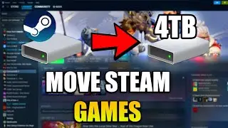 How To Move Steam Games to Another Hard Drive (2024 Tutorial)