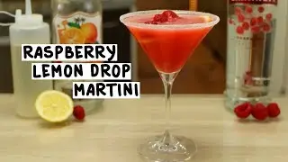 Raspberry Lemon Drop Martini