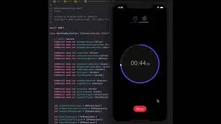 Animated Timer & Stopwatch app created with #UIKit