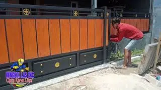 Pintu dorong (motif Lispang )CKC