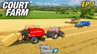 THE ADVENTURE BEGINS | Court Farm | Farming Simulator 22 - Ep1