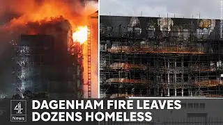 Hundreds of firefighters battle blaze at East London tower block