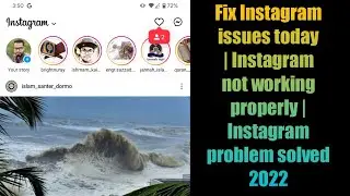 Fix Instagram issues today | Instagram not working properly | Instagram problem solved 2022