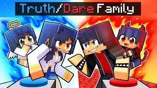 Having a TRUTH or DARE FAMILY in Minecraft!