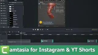 Camtasia Tutorial for Instagram and Youtube Shorts