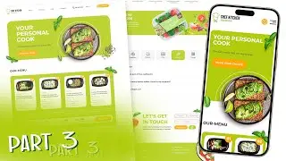 Responsive landing page - FOOD "Chef Kitchen" - HTML/CSS/JS - PART 3 (Адаптивная верстка сайта)