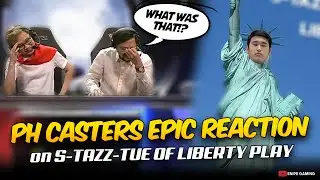 PH CASTERS EPIC REACTION on S-TAZZ-TUE OF LIBERTY PLAY  . . . 😂