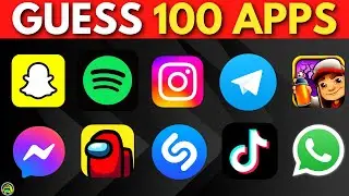 Guess the Logo in 3 Seconds | 100 Apps Logo Quiz