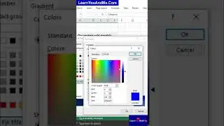 How to give gradient cell color in Excel | shaded color in Excel | Gradient fill #shorts #msexcel