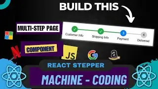 Build This Stepper in React Js 🔥 ( React Stepper ) | Machine Coding 