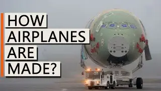 How Airplanes are made ? Airbus A350 Aircraft Construction process.