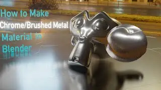 How to make Chrome/Brushed Metal in Blender [2.9] | EEVEE Tutorial