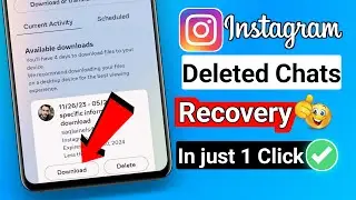 How To Recover Deleted Chats On Instagram 2024 | Instagram Old Messages Recovery | Chat Recovery