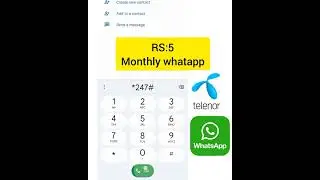 telenor monthly whatApp package 2022? telenor whatapp package?telenor monthly whatapp package