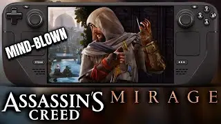 Assassin's Creed Mirage on LCD Steam Deck is INCREDIBLE - Native Resolution? - 40 FPS?