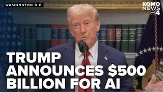 Trump announces Stargate, a $500 billion AI initiative with OpenAI, Oracle, and Softbank