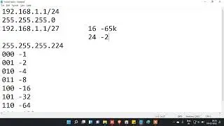 24 Subnet Mask, 30, 26, 27, 29, and other IP Address CIDR Network References