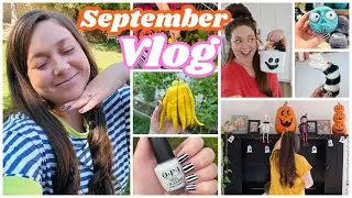 September Vlog! Beetlejuice Beetlejuice, Salmonella, Halloween Decor Tour & SO MUCH MORE | 2024