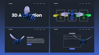 Create 3D Animation Website on Scroll using HTML CSS & Javascript