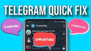 Telegram Quick Fix: Connecting Issues, Loading, Updating || Tech Wash