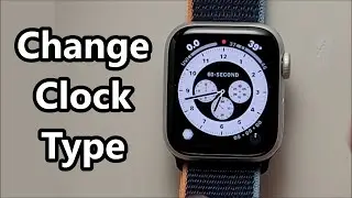 Apple Watch How to Change Clock Face!