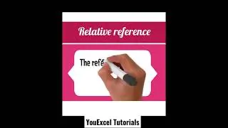 Cell References in Excel - Relative Reference 