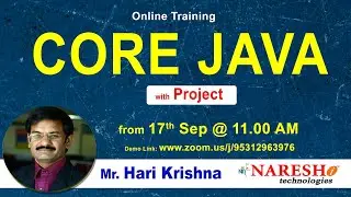 Method Overloading in Java | Session-1 | by Mr. Hari Krishna