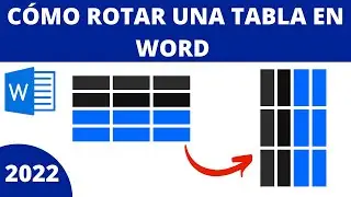 CÓMO ROTAR UNA TABLA EN WORD