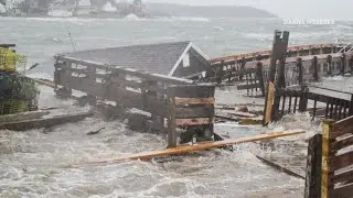 Destructive storm tore apart docks, waterfront buildings in Harpswell