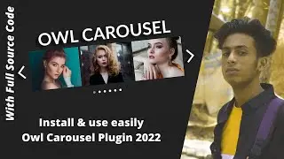 How to install & use owl carousel slider plugin with CDN without download with full source code 2022