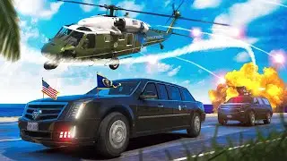 Presidential Motorcade Attack in GTA 5!