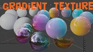 Glossy Gradient Texture | Blender 2.8 Tutorials