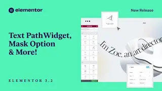 Introducing Elementor 3.2: Text Path Widget, Mask Options, & More!