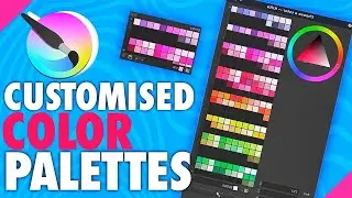 KRITA : How To use Customized Color Palettes | Beginner Friendly Digital Art Tutorial Guide