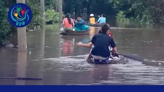 ဘားအံ ရေ‌‌ဘေးသင့်ပြည်သူတွေကို ကူညီရာမှာ လှေမလုံလောက်၊ ကုန်ဈေးနှုန်းတက်- DVB News