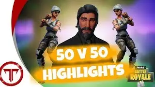 INSANE 50v50 Highlights | Fortnite || Troikality