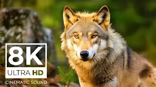 AMAZING 8K ULTRA HD 60FPS WILDLIFE | with Realistic Cinematic Sound (color dynamic)