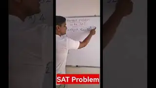 Solve the hardest problem on the SAT I Exponential Function. #shorts #shortvideo