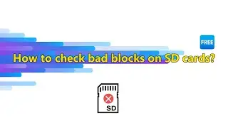 How to check bad blocks on SD cards in Windows 10/11? (FREE)