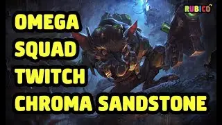 OMEGA SQUAD TWITCH CHROMA SANDSTONE SKIN SPOTLIGHT - LEAGUE OF LEGENDS