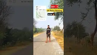 DAY - 3 UP Police Running 5KM 🔥 