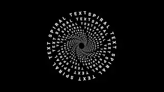 Spiral Text Effect in GIMP