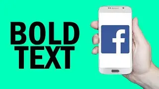 How to Bold Text On Facebook Post! (2021)