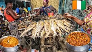 Mouthwatering street food tour in Abidjan Côte D'Ivoire 🇨🇮 West Africa 🌍