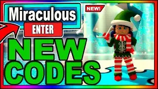 NEW TWO CODES FOR 10000 COINS Miraculous RP! - XMAS Roblox