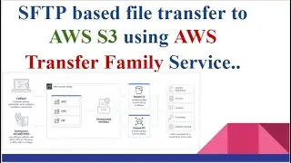 SFTP file transfer to AWS S3 bucket using AWS Transfer Family service